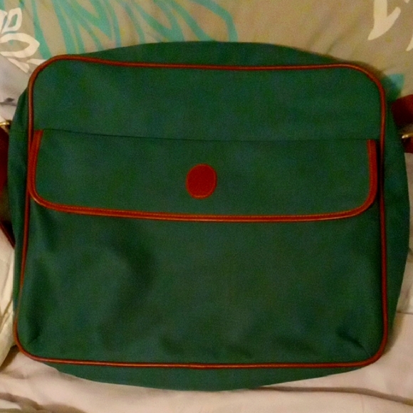 Polo Green and Brown Men's Bag - Picture 1 of 5